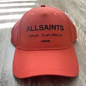 AllSaints nylon baseball cap